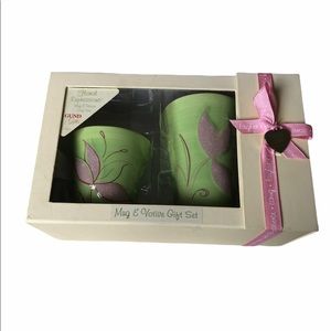 Gund Gifts Floral Expressions Mug & Votive Gift Set